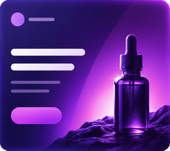 Ad concept generated from a text prompt in Variafy